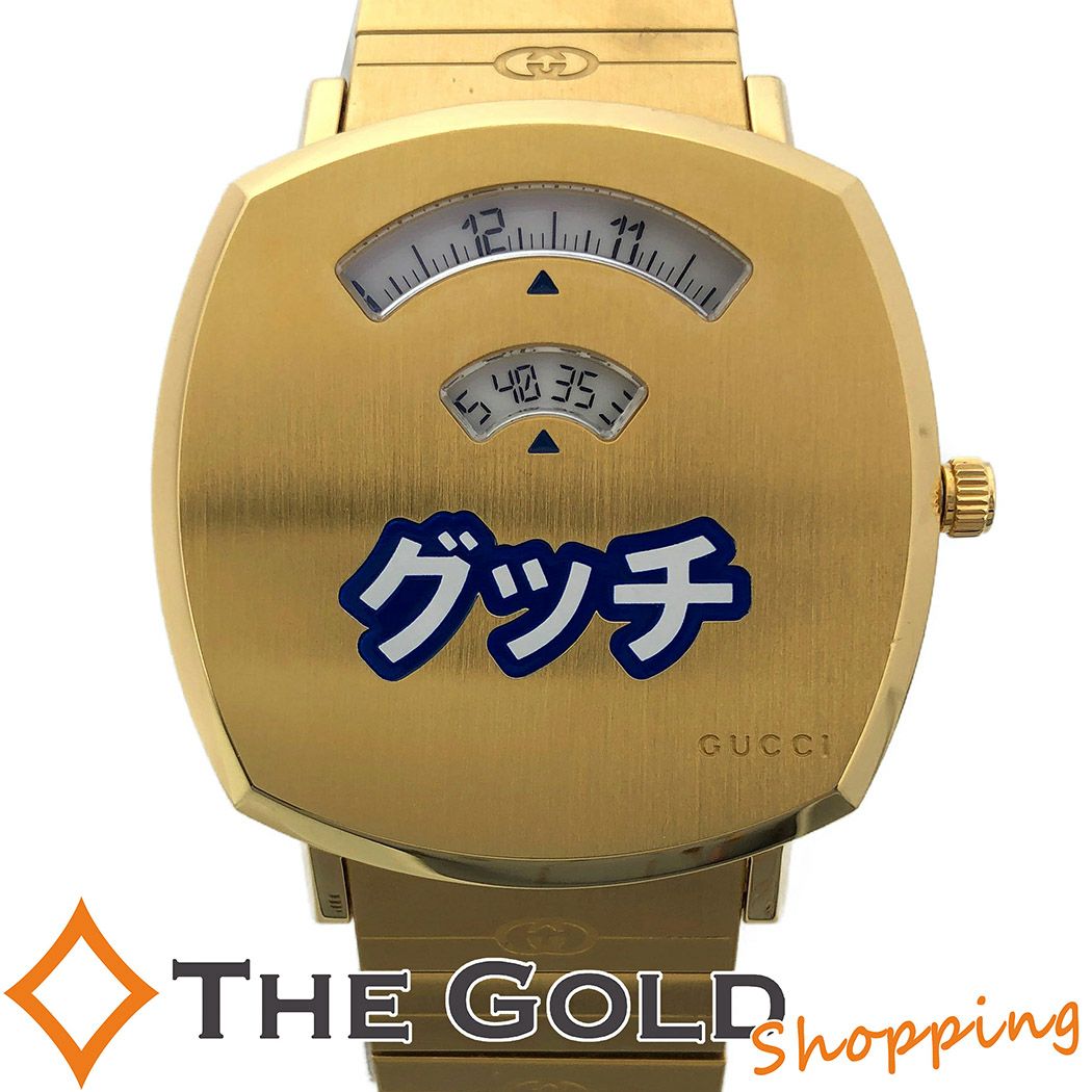 GUCCI 腕時計　中古品　 グッチ□グリップ ウォッチ 157.3 YA157428 38mm 日本限定 クォーツ