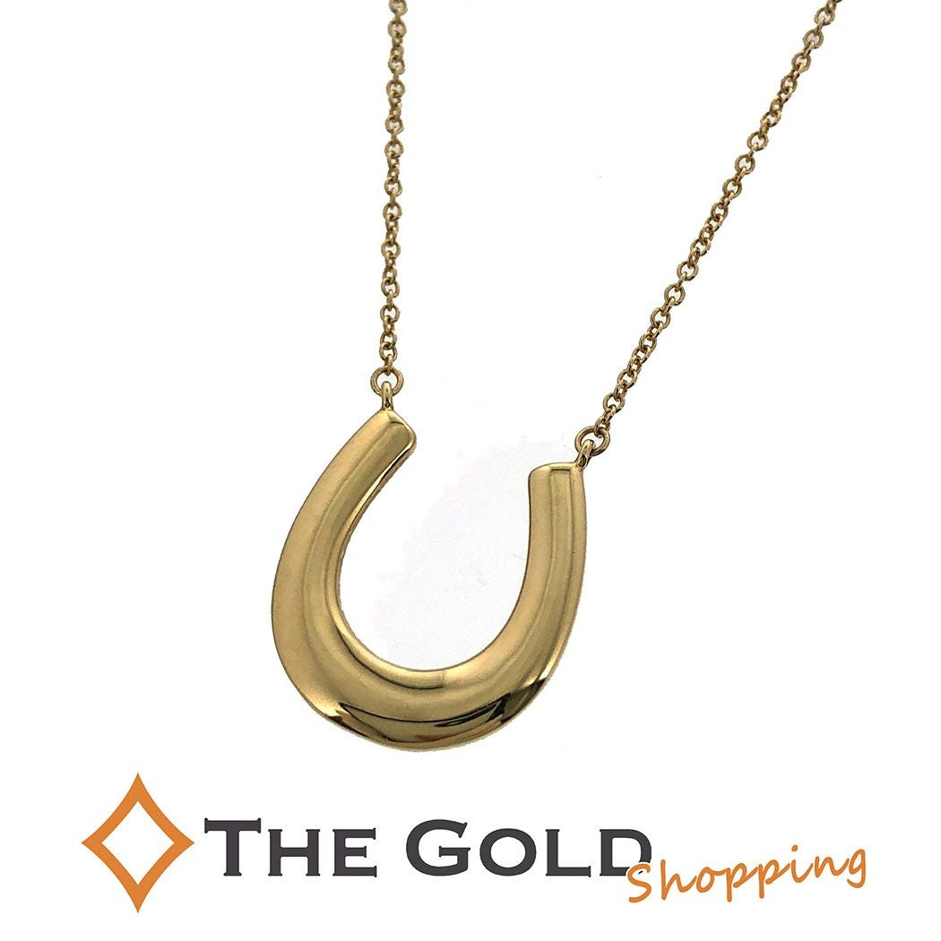 Tiffany&Co.□ ホースシューネックレス 750 YG イエローゴールド 馬蹄