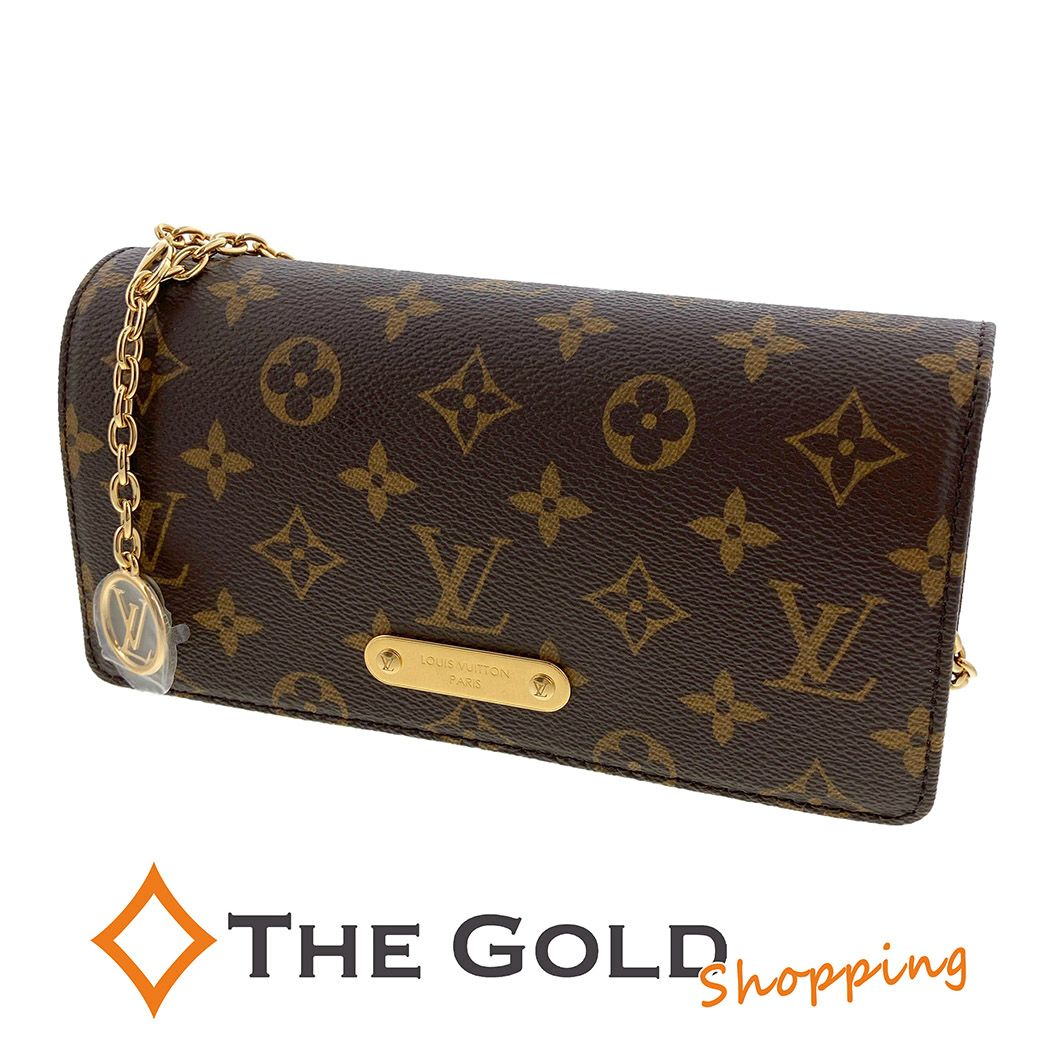 LOUIS VUITTON□ウォレット オン チェーン・リリー M82509 モノグラム