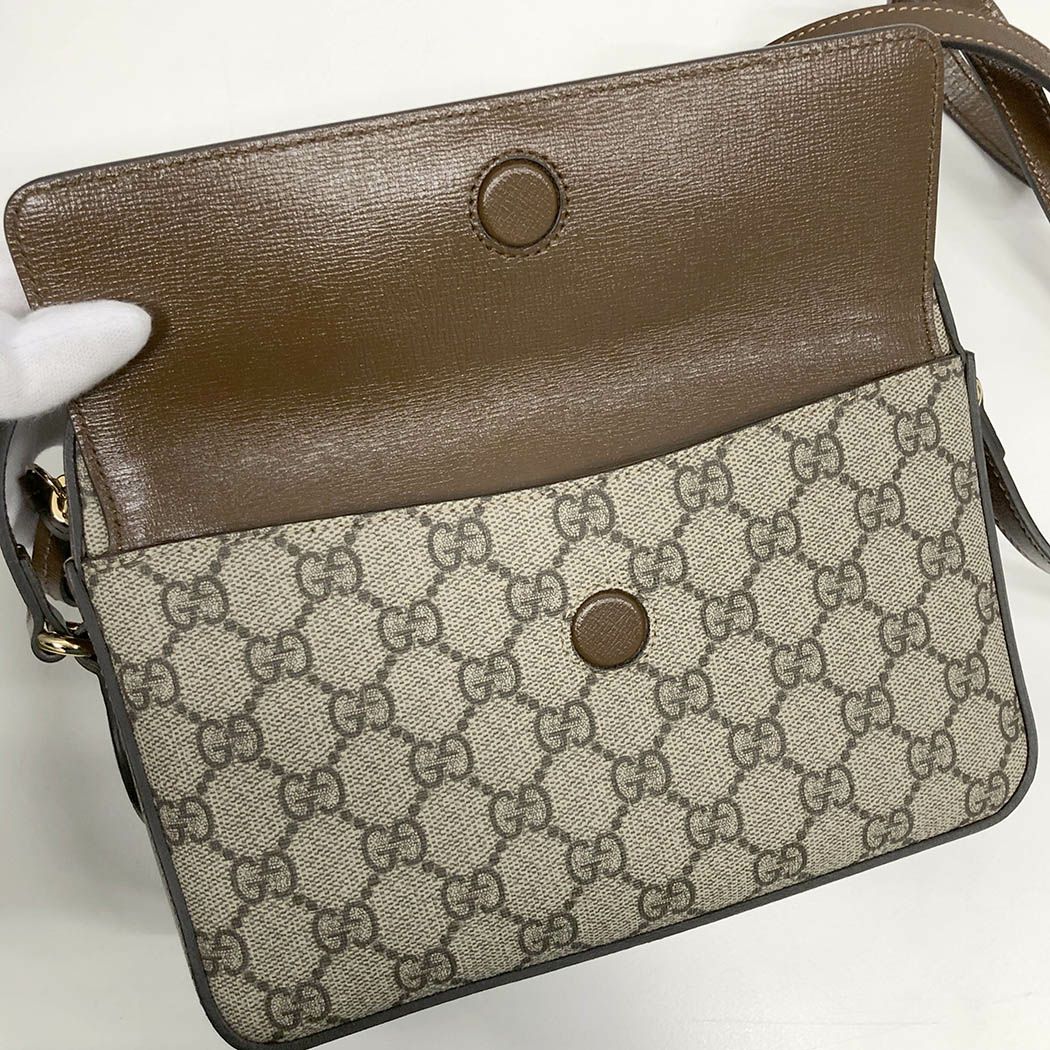 GUCCI□ スモールショルダーバッグ 645454 ホースビット1955 ブラウン