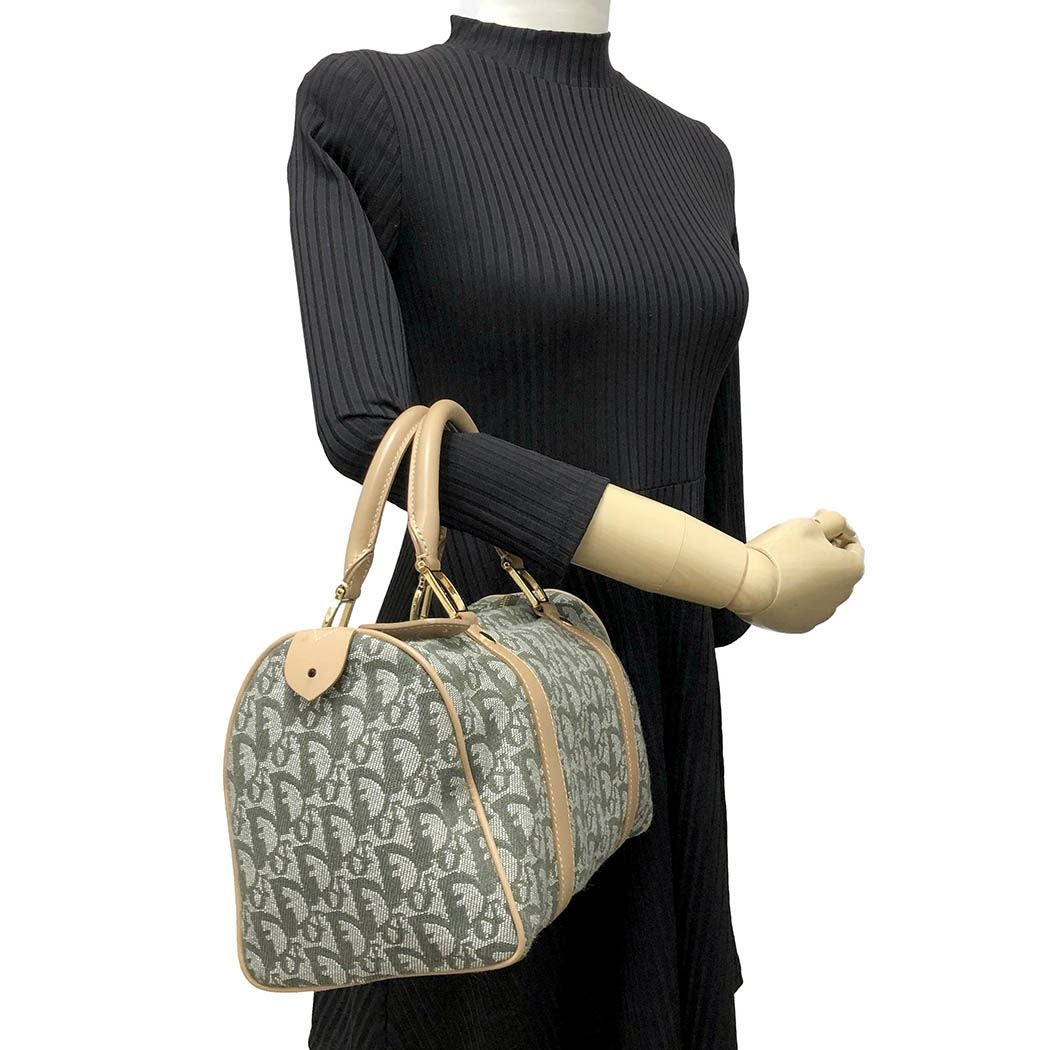 Christian Dior ミニボストンバッグ SLO44019 トロッター カーキ