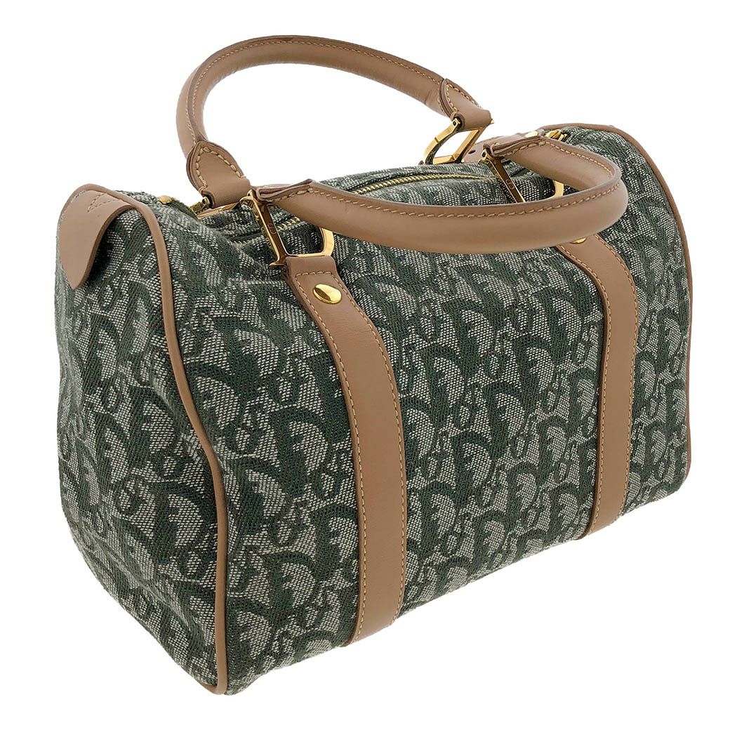 Christian Dior ミニボストンバッグ SLO44019 トロッター カーキ