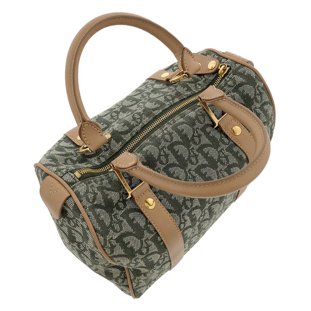 Christian Dior ミニボストンバッグ SLO44019 トロッター カーキ