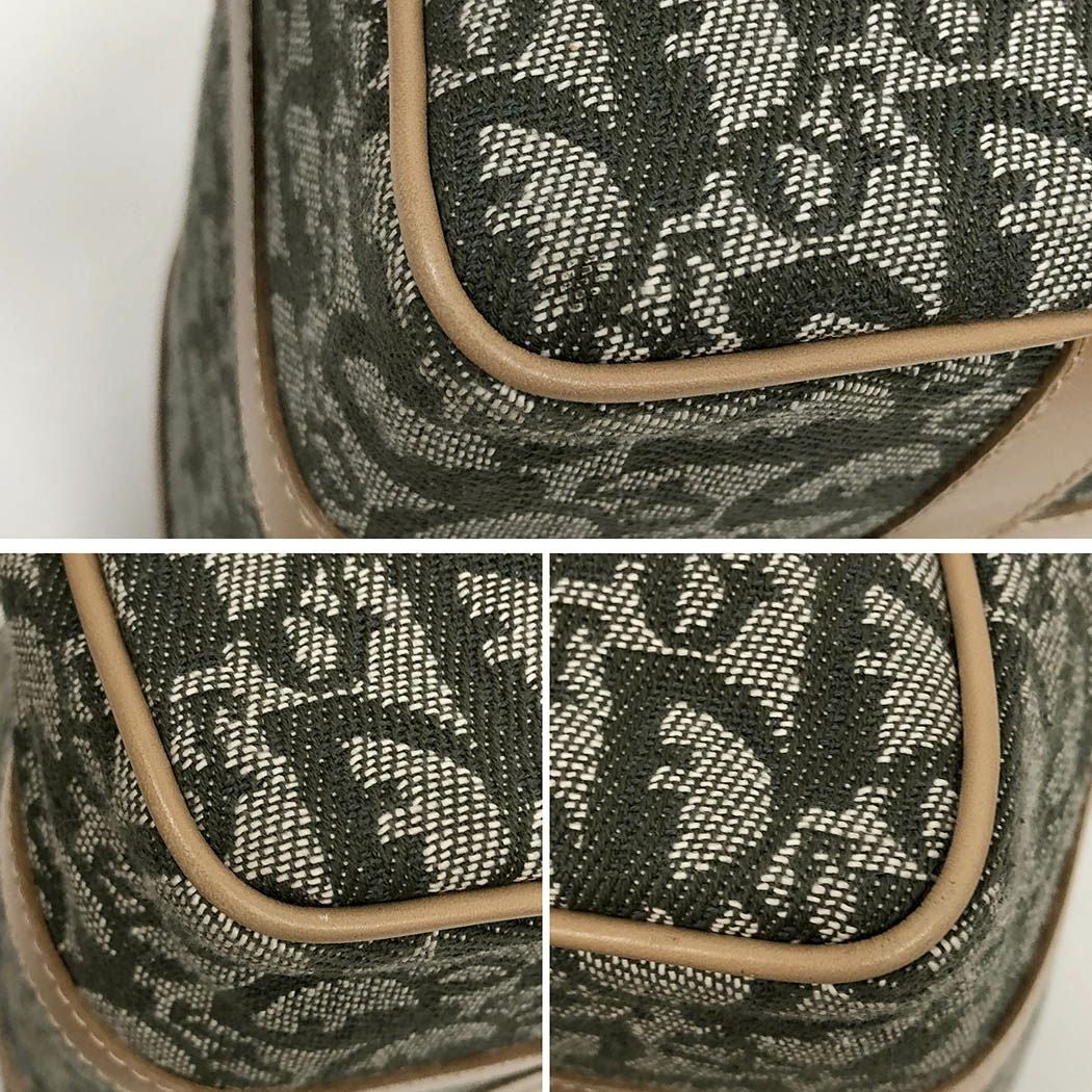 Christian Dior ミニボストンバッグ SLO44019 トロッター カーキ