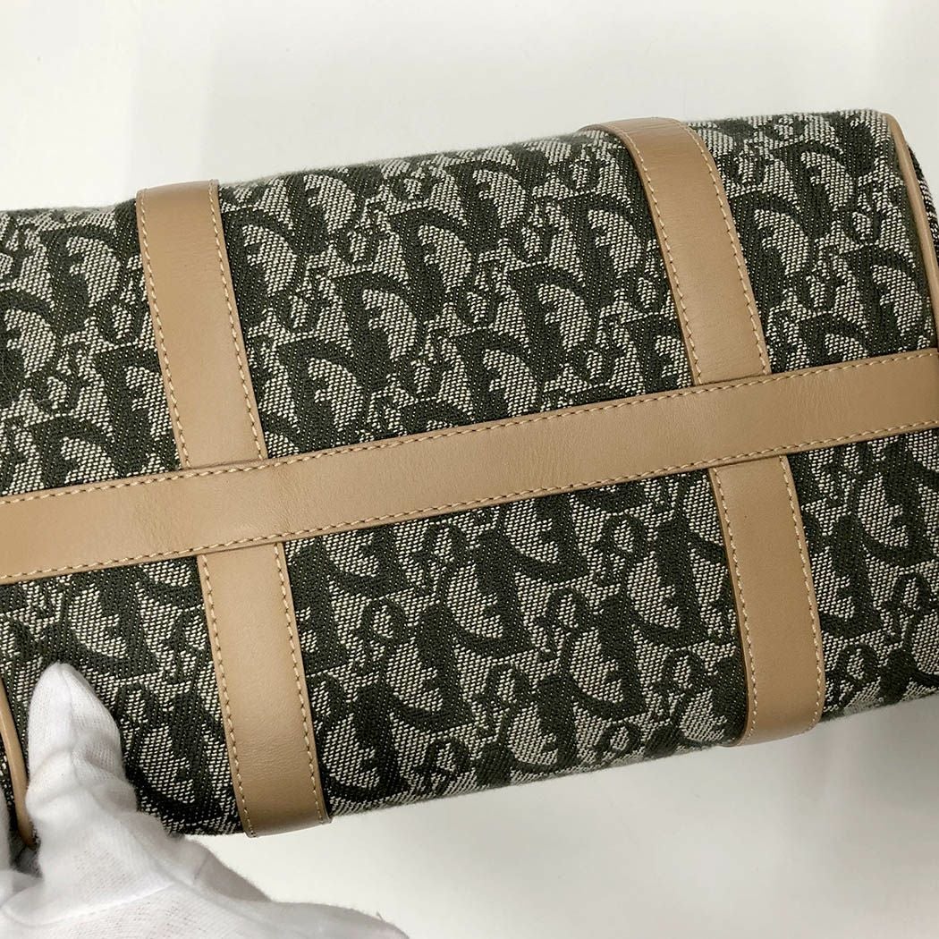 Christian Dior ミニボストンバッグ SLO44019 トロッター カーキ
