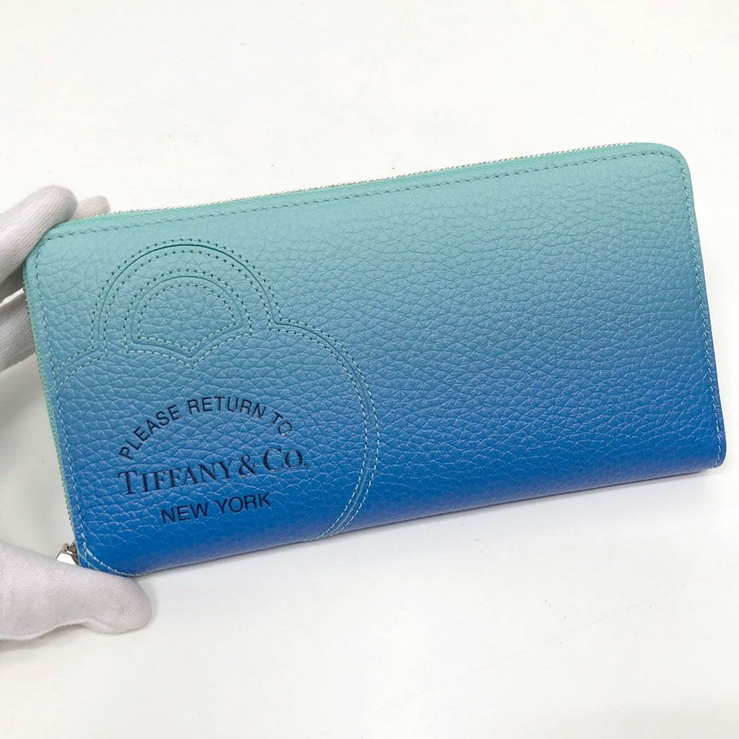 Tiffany&Co. ラウンドファスナー長財布 73472210 リターントゥ