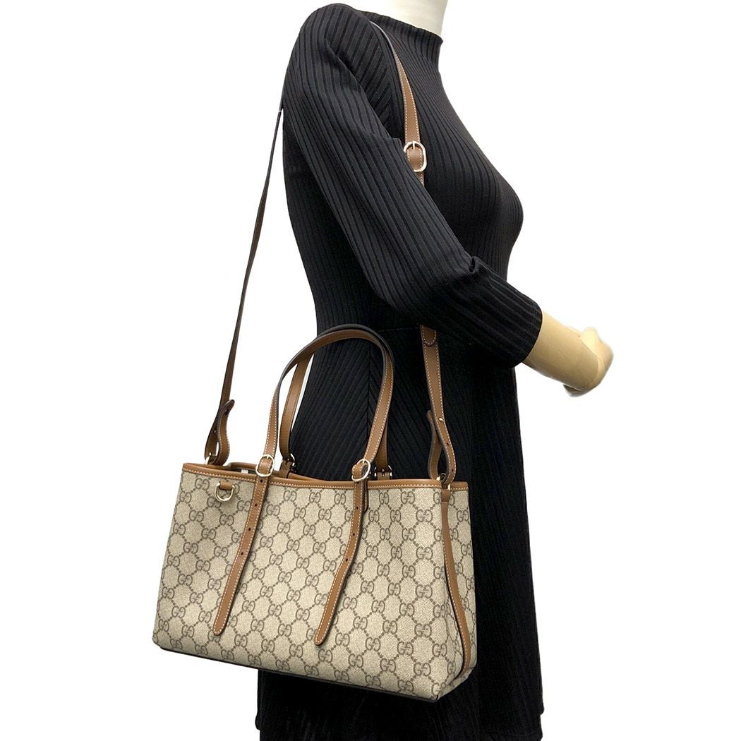 GUCCI GGエンブレム ミディアム トートバッグ 815214 GGスプリーム