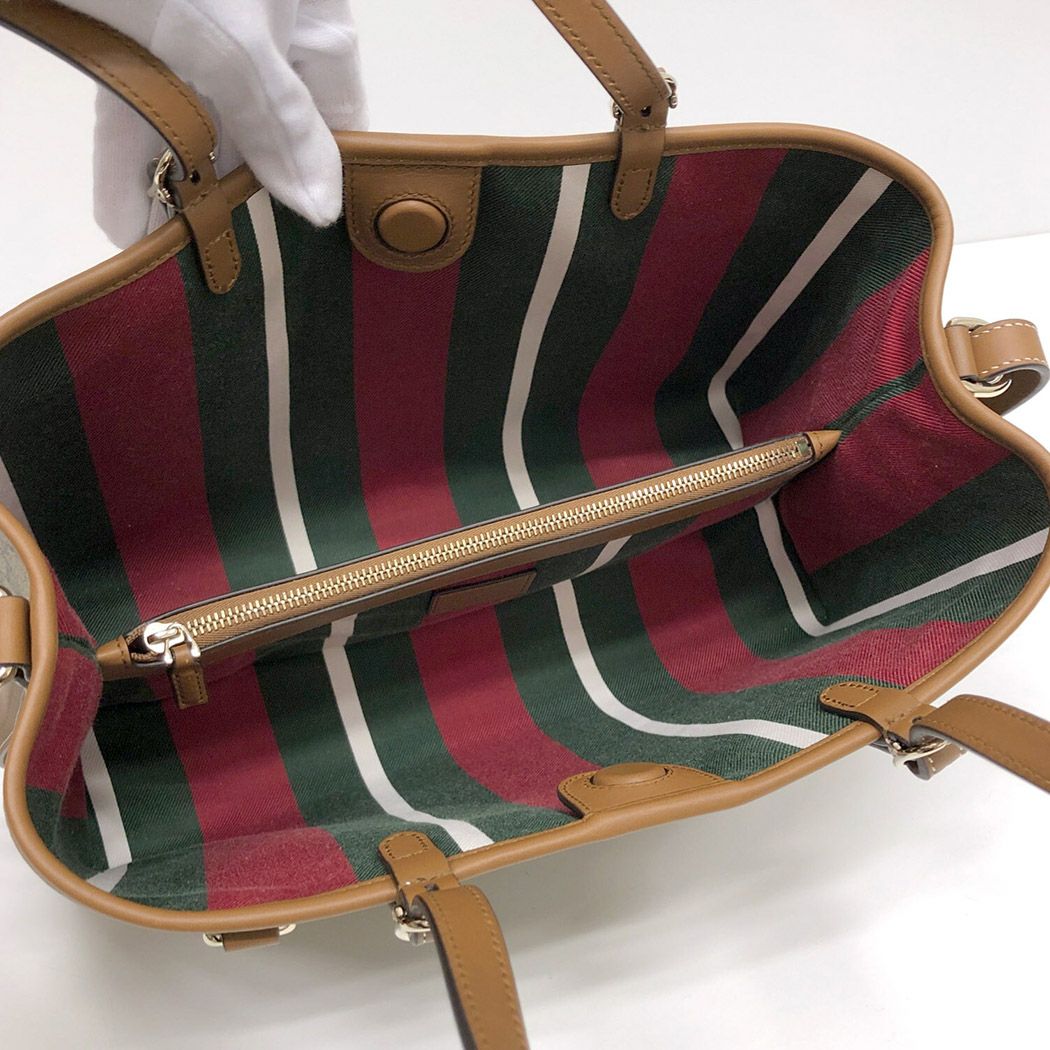 GUCCI GGエンブレム ミディアム トートバッグ 815214 GGスプリーム
