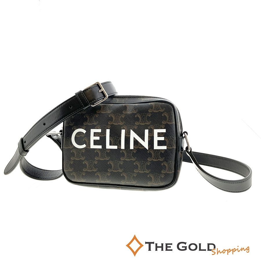 メッセンジャーバッグ / CELINEプリント入りトリオンフキャンバス CELINE メッセンジャーバッグ CELINEプリント入り トリオンフ