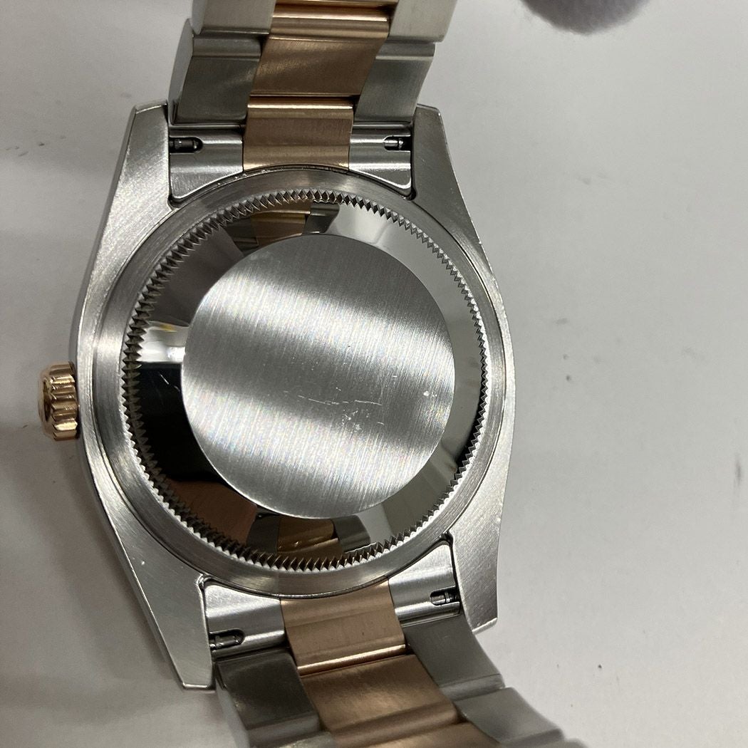 ROLEX デイトジャスト 116201 D番 ブラック サンビーム 36mm ローマ