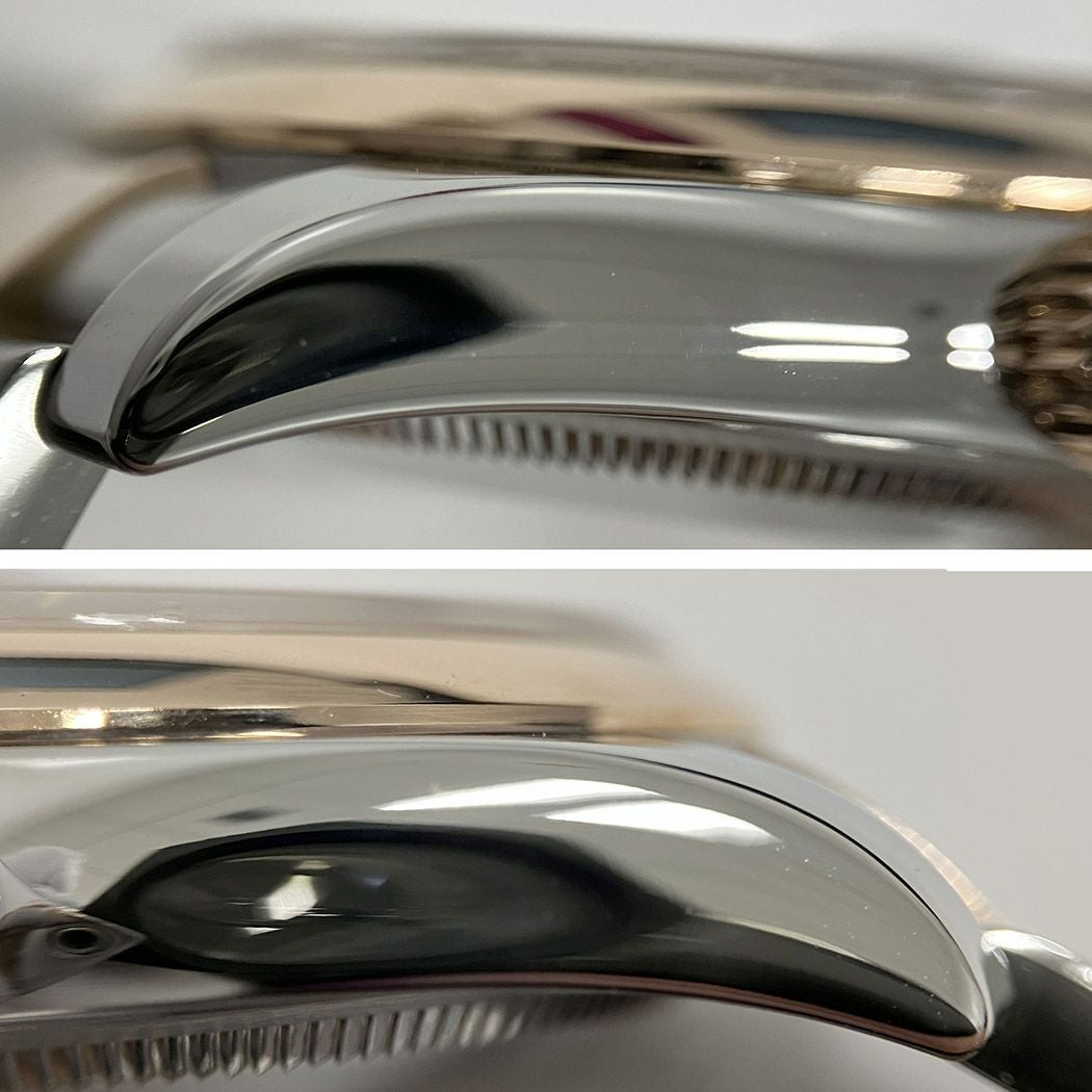ROLEX デイトジャスト 116201 D番 ブラック サンビーム 36mm ローマ