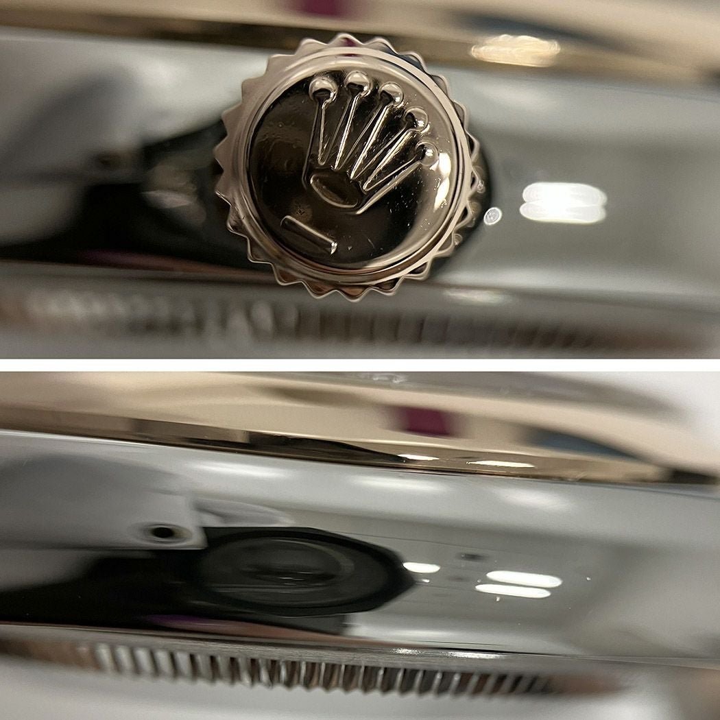 ROLEX デイトジャスト 116201 D番 ブラック サンビーム 36mm ローマ