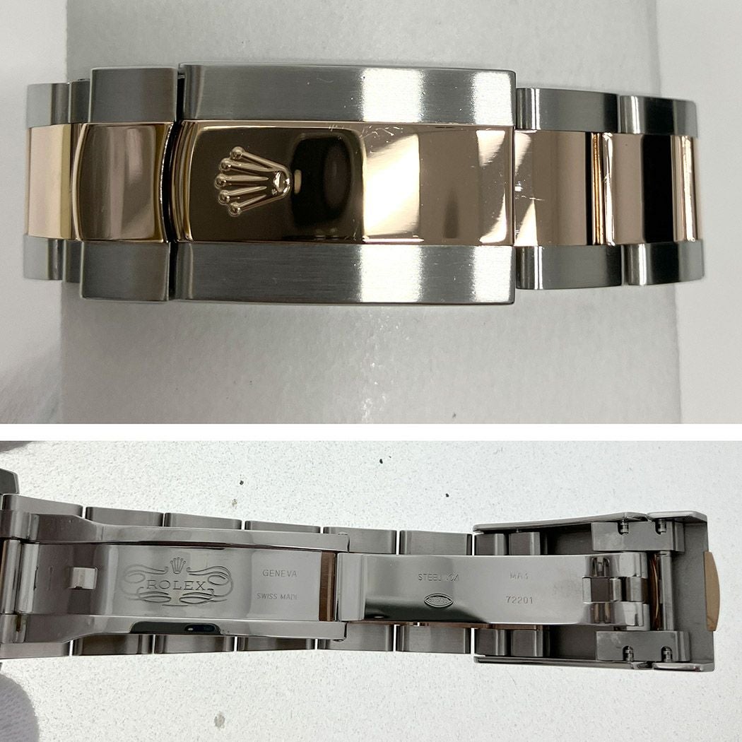 ROLEX デイトジャスト 116201 D番 ブラック サンビーム 36mm ローマ
