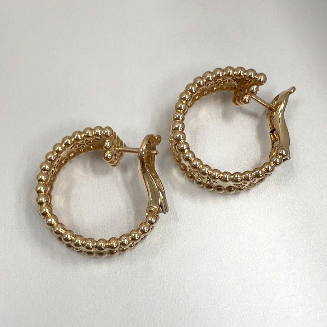 ヴァンクリーフ＆アーペル ペルレ クローバー イヤリング ピアス 750
