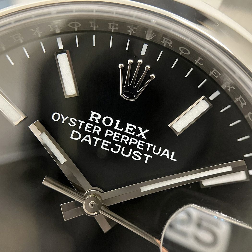ROLEX デイトジャスト 126200 36mm 黒文字盤 ステンレス 自動巻き