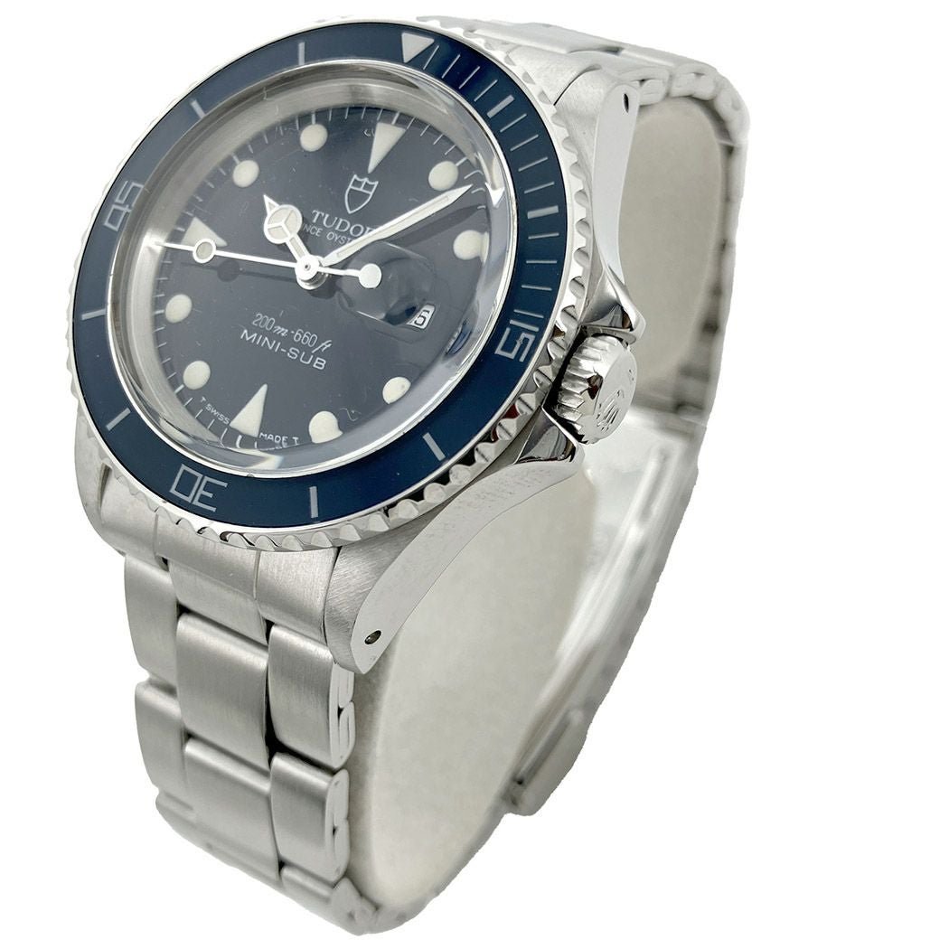 TUDOR ミニサブ 73090 OH済 チュードル ブルー 青文字盤 巻きブレス
