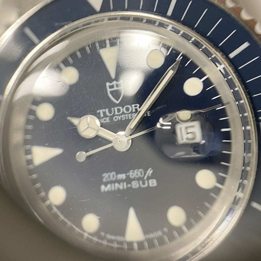TUDOR ミニサブ 73090 OH済 チュードル ブルー 青文字盤 巻きブレス