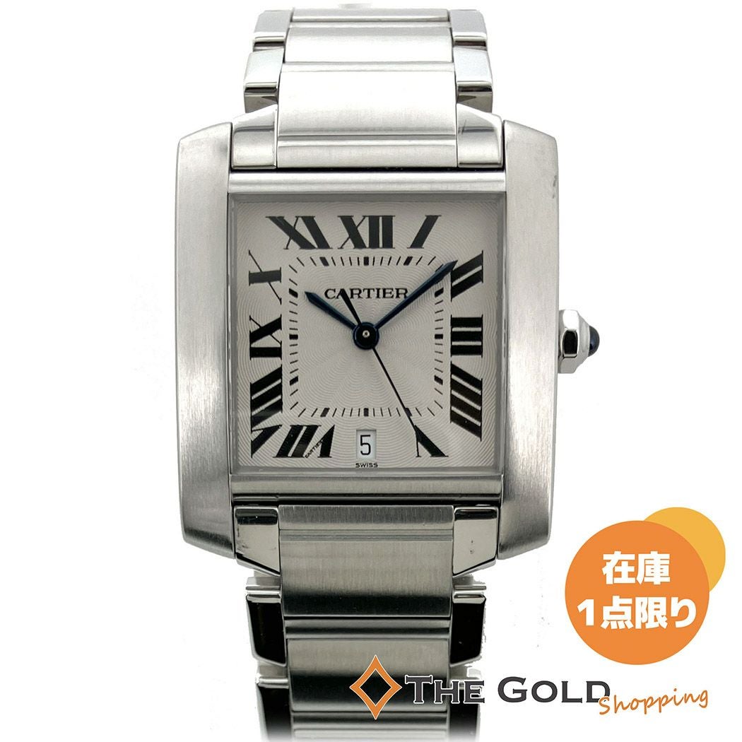 Cartier タンクフランセーズLM W51002Q3 OH済 ステンレス 自動巻き