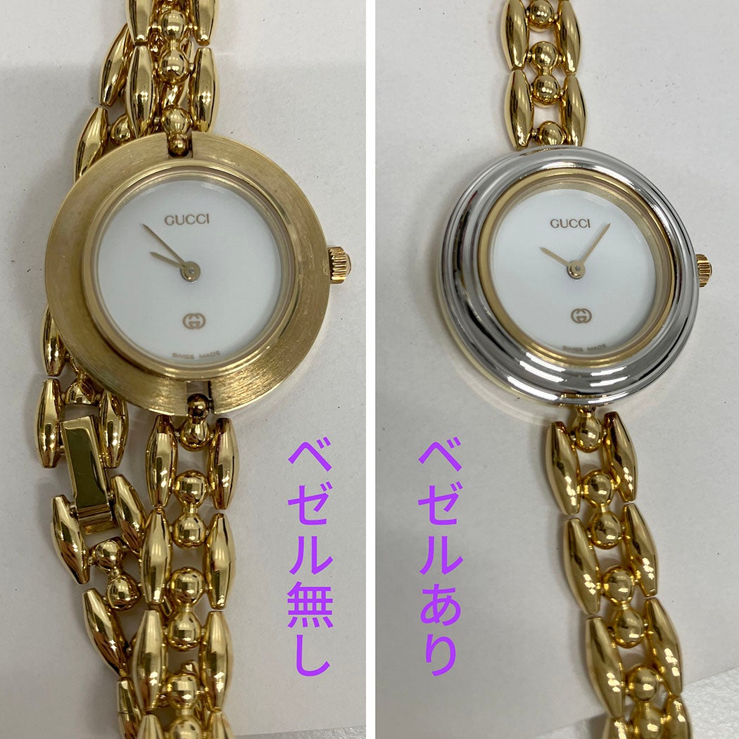 GUCCI アクセサリー時計　【中古品】 中古・古着通販】GUCCI (グッチ) チェンジベゼルウォッチ ゴールド