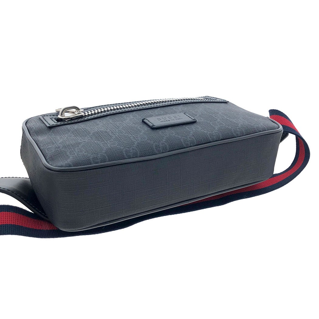 GUCCI ボディバッグ 474293 GGスプリーム ブラック ショルダーバッグ