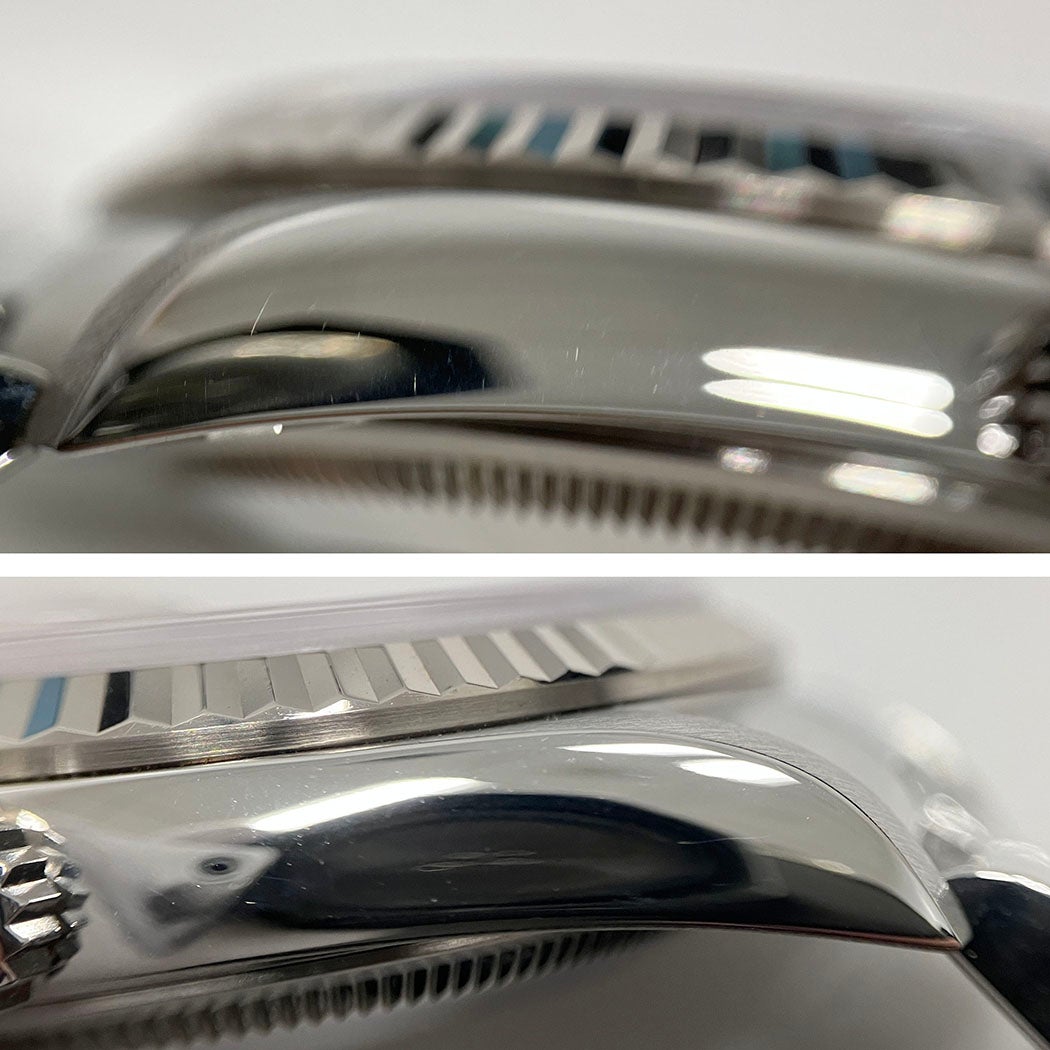 ROLEX デイトジャスト 16234 P番 点検済 36mm WG SS コンビ シルバー