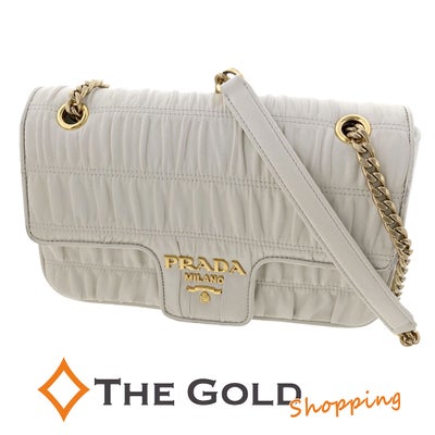 PRADA | 4149 【訳あり】PRADA プラダ レザー ショルダーバッグ 