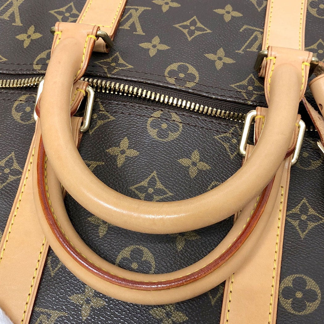 Louis Vuitton 大きめボストンバッグ ブラウン キャンバス LOUIS VUITTON キーポル45 M41428 モノグラム キャンバス ブラウン