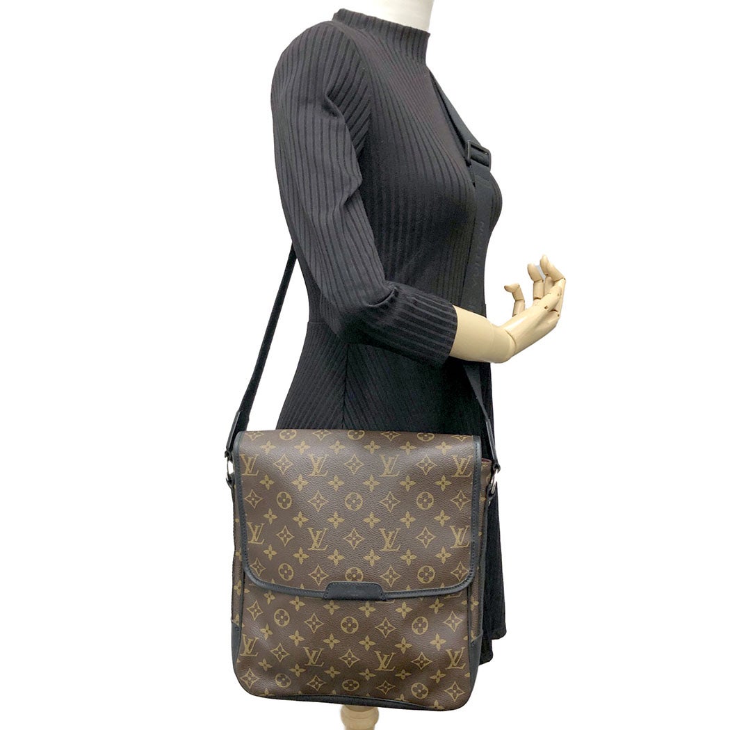 LOUIS VUITTON バスMM M56715 モノグラム マカサー キャンバス