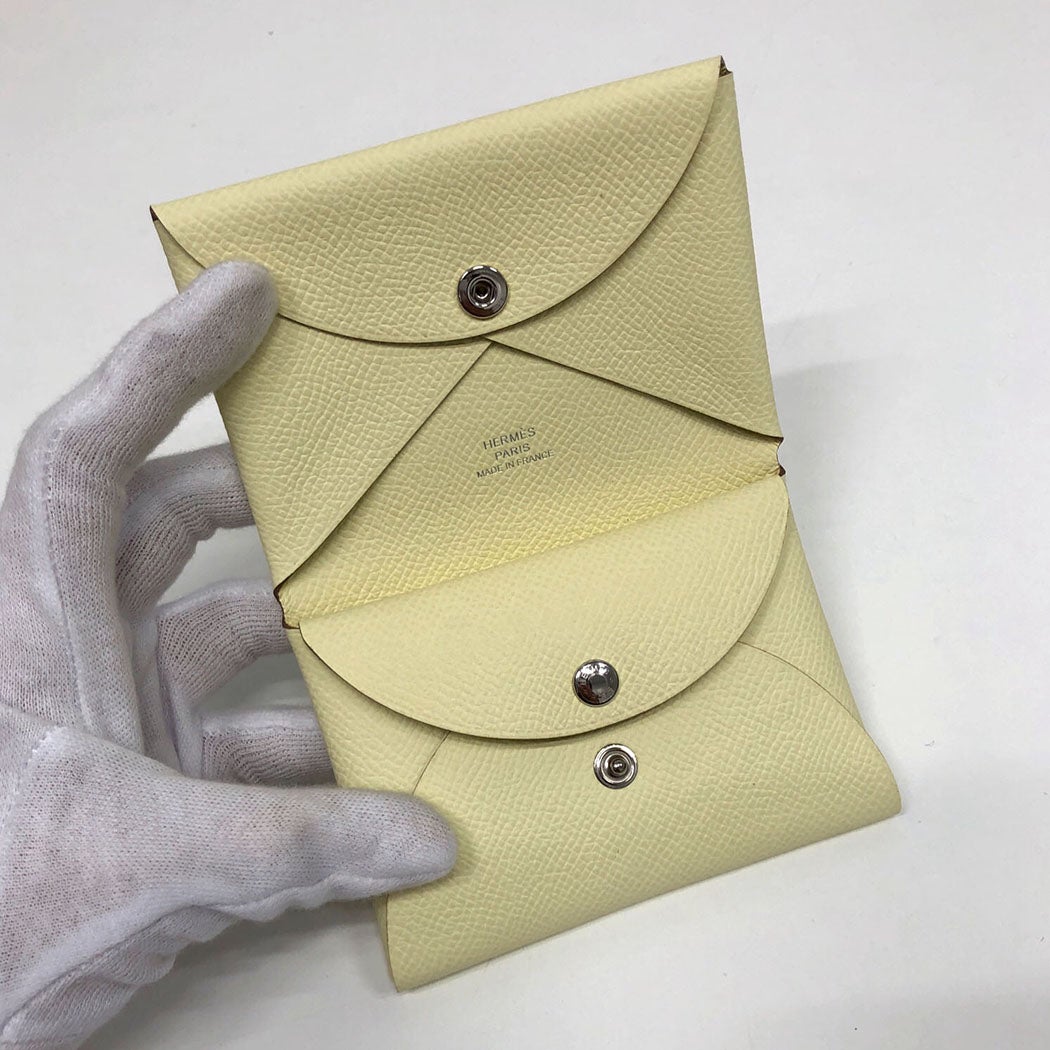 HERMES カルヴィデュオ ジョーヌミルトン　W刻印 HERMES カルヴィデュオ W刻印 2024年 ヴォーエプソン ジョーヌミルトン