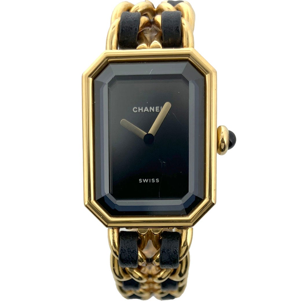 CHANEL プルミエール H0001 OH済 ベルトLサイズ クォーツ ゴールド