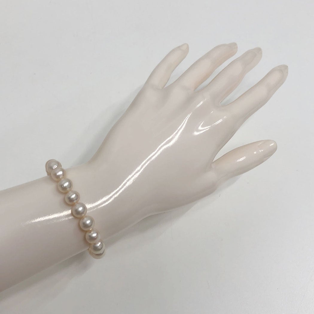 ミキモト パール MIKIMOTO あこや真珠 K14 イヤリング 3粒 アコヤ真珠