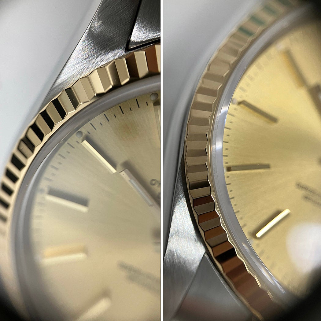ロレックス デイトジャスト 16233 E番 コンビ YG SS 36mm ゴールド文字