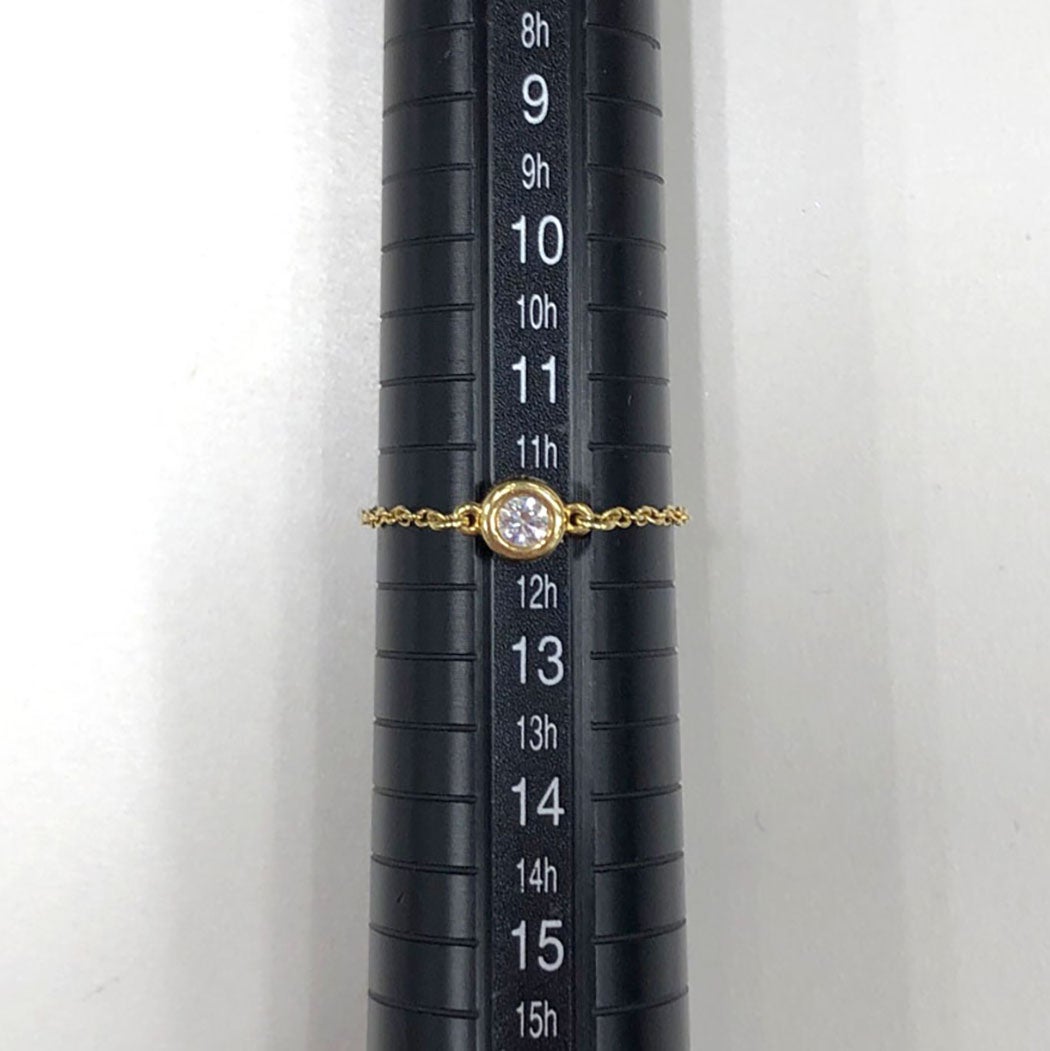 Tiffany&Co. バイザヤードリング 12号 750 YG ダイヤモンドイエロー