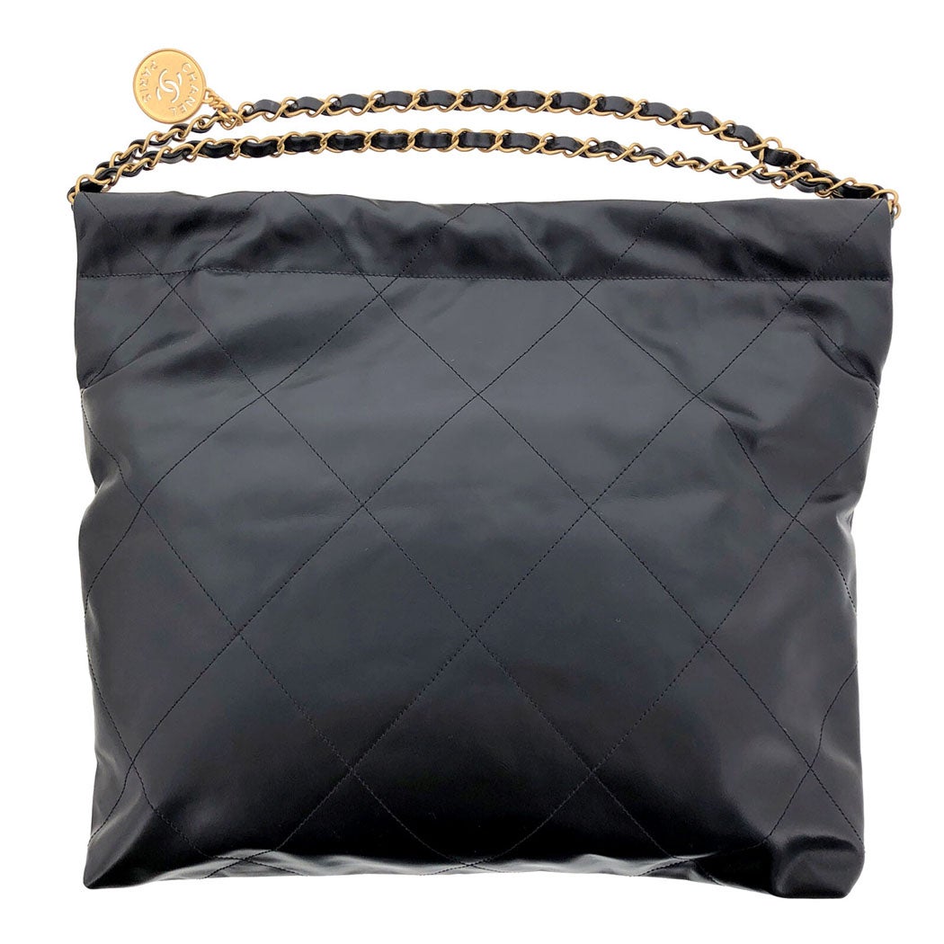 シャネル CHANEL 22 ハンドバッグ AS3261 シャイニーカーフスキン