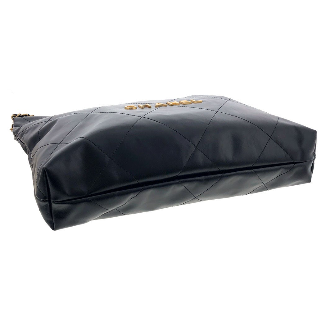 シャネル CHANEL 22 ハンドバッグ AS3261 シャイニーカーフスキン