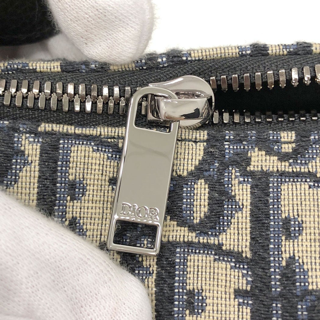 ディオール   ローラー バッグ / メッセンジャー バッグ   1ROPO061YKY　オブリーク ジャカード 【中古】 商品番号 S-154570 Christian Dior ローラー ミニメッセンジャーバッグ 1ROPO061YKY