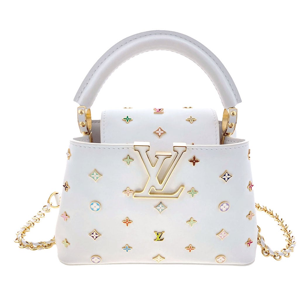 ルイヴィトン LV×TM カプシーヌMINI M14165 トリヨンレザー ホワイト