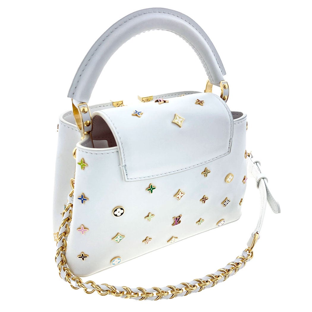 ルイヴィトン LV×TM カプシーヌMINI M14165 トリヨンレザー ホワイト