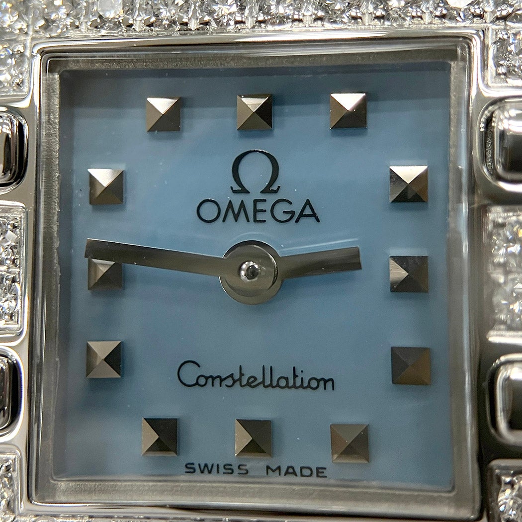 オメガ OMEGA 1537.74 コンステレーション ダイヤベゼル クォーツ レディース 良品 _651828 OMEGA（オメガ） コンステレーション ダイヤベゼル SS ピンクシェル
