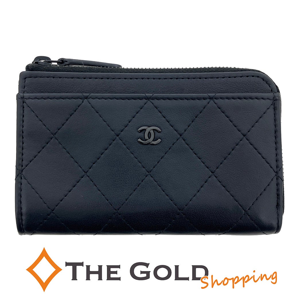 超貴重！新品使用！シャネル SO BLACK クラシック ケース Chanel Black Quilted Lambskin Leather Paris-Moscow Red Square