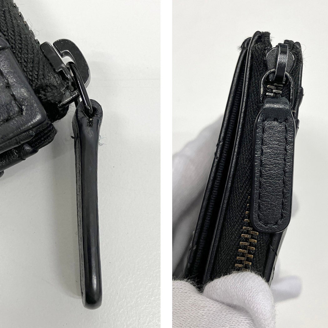 CHANEL クラシック ジップカードケース AP3820 カーフレザー ブラック