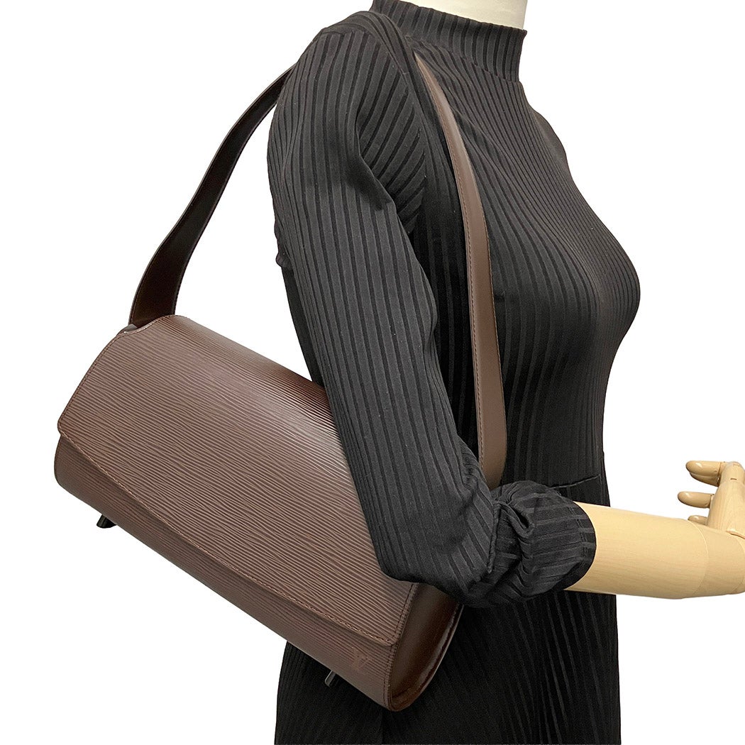 LOUIS VUITTON ノクターン M5218D エピ レザー ブラウン 肩掛け ワン