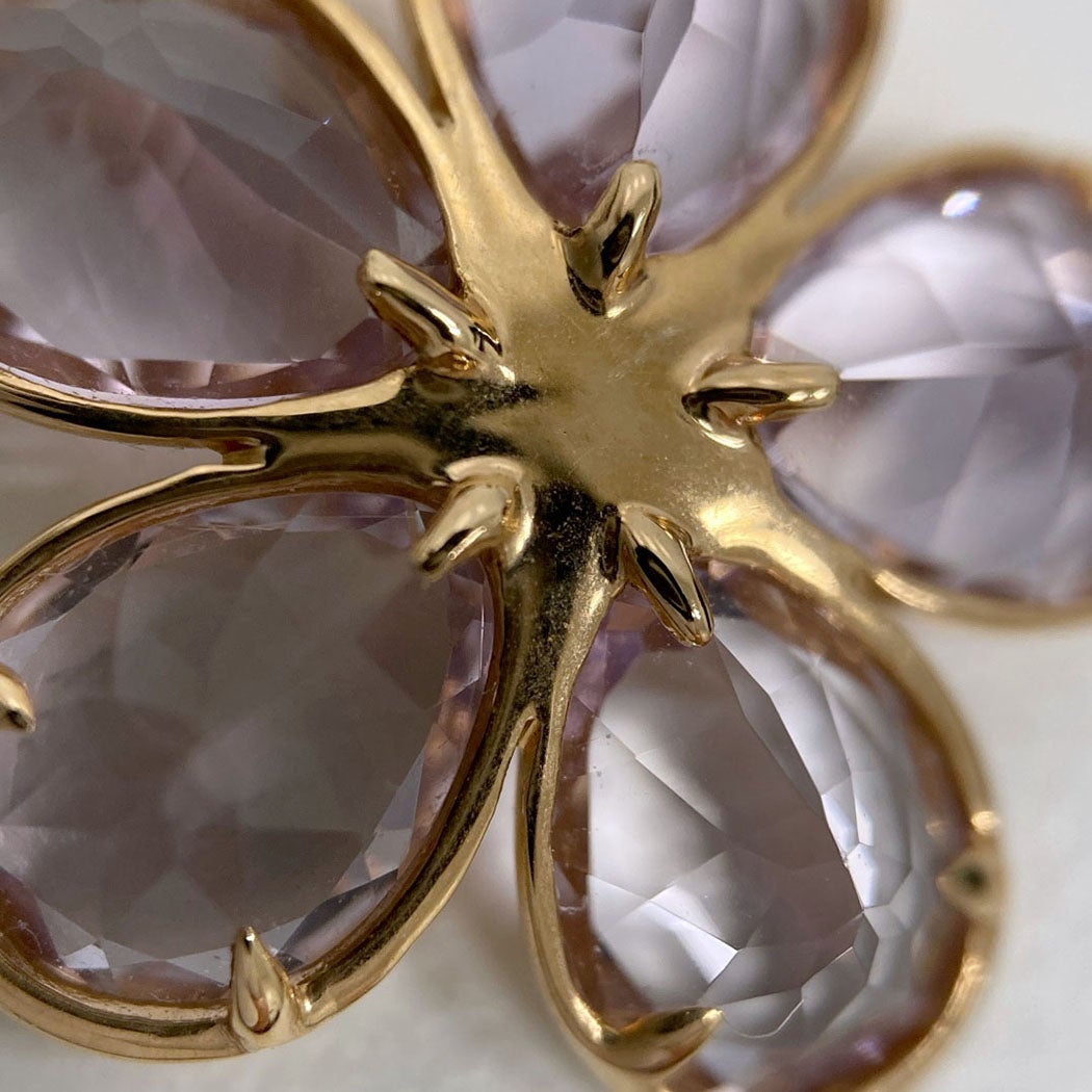 Tiffany&Co. ガーデンフラワーネックレス 750 PG アメジスト