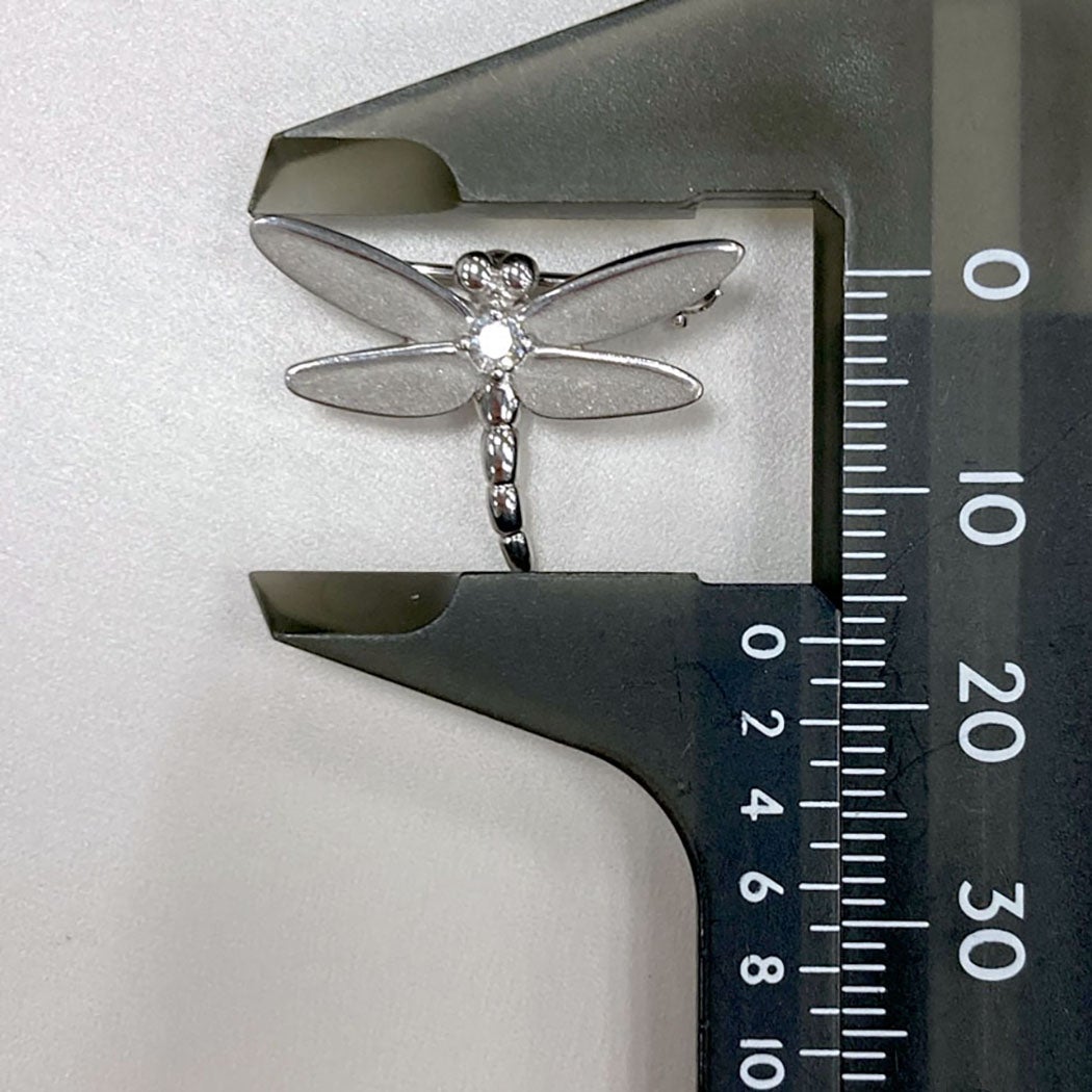 Tiffany&Co. ドラゴンフライ ダイヤモンド ブローチ 750 WG ホワイト