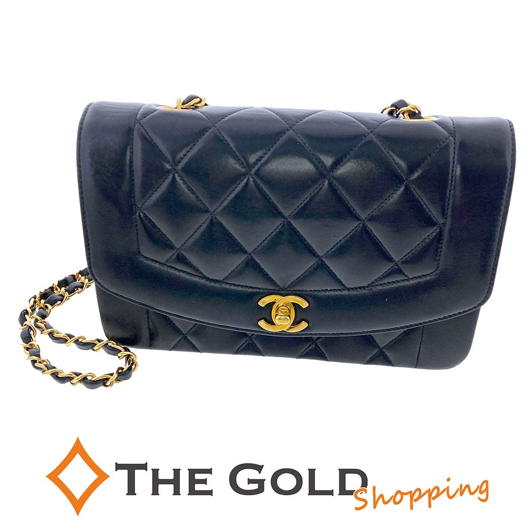 CHANEL シャネル ショルダーバッグ マトラッセ ダイアナフラップ マトラッセ シャネル ダイアナ フラップ チェーン ショルダーバッグ