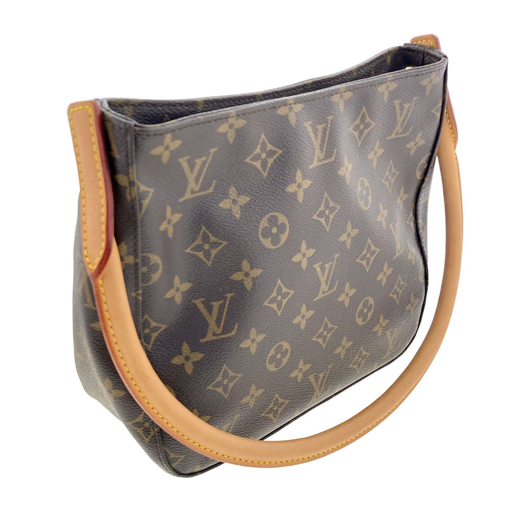 LOUIS VUITTON ルーピングMM M51146 モノグラム キャンバス ブラウン