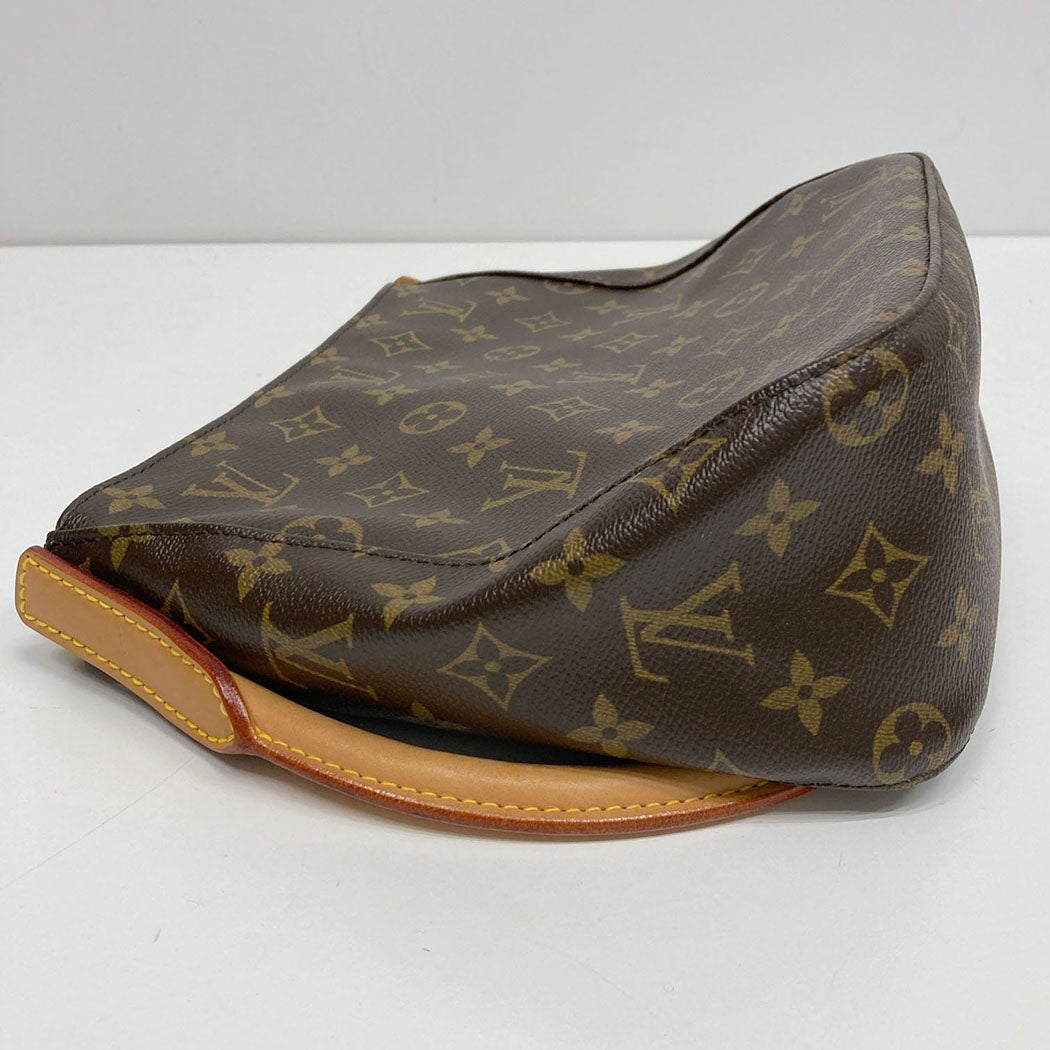 【6db1036】ルイヴィトン ショルダーバッグ モノグラム ルーピングMM M51146 ブラウン【中古】レディース LOUIS VUITTON - 【6db1036】ルイヴィトン ショルダーバッグ