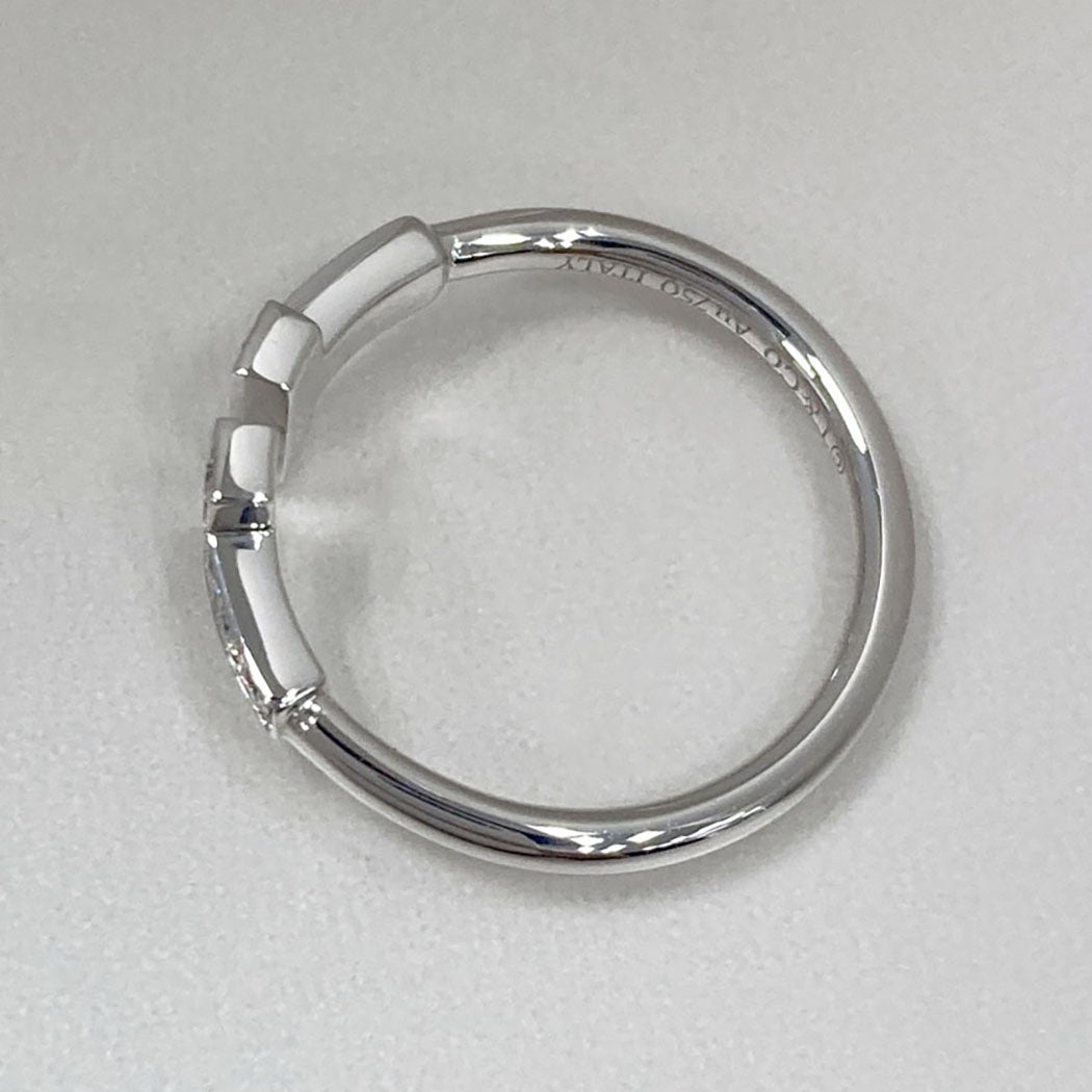 s*h様 Tiffany&Co. ティファニー 750 ダイヤ ワイヤーリング Tiffany&Co. Tワイヤー ダイヤリング 8号 750 WG ホワイトゴールド