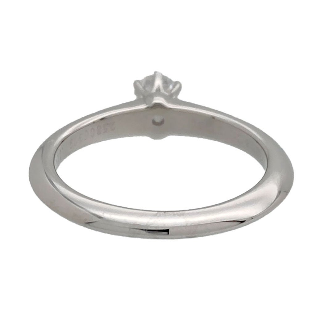 Tiffany&Co. ソリティアリング 9号 PT950 ダイヤモンド 0.21CT