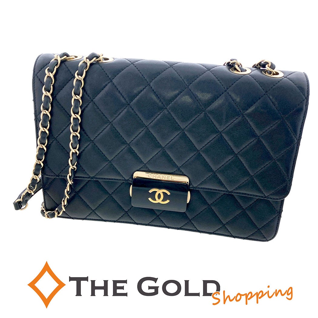 CHANEL Wチェーンショルダーバッグ 29cm A93223 ビューティーロック